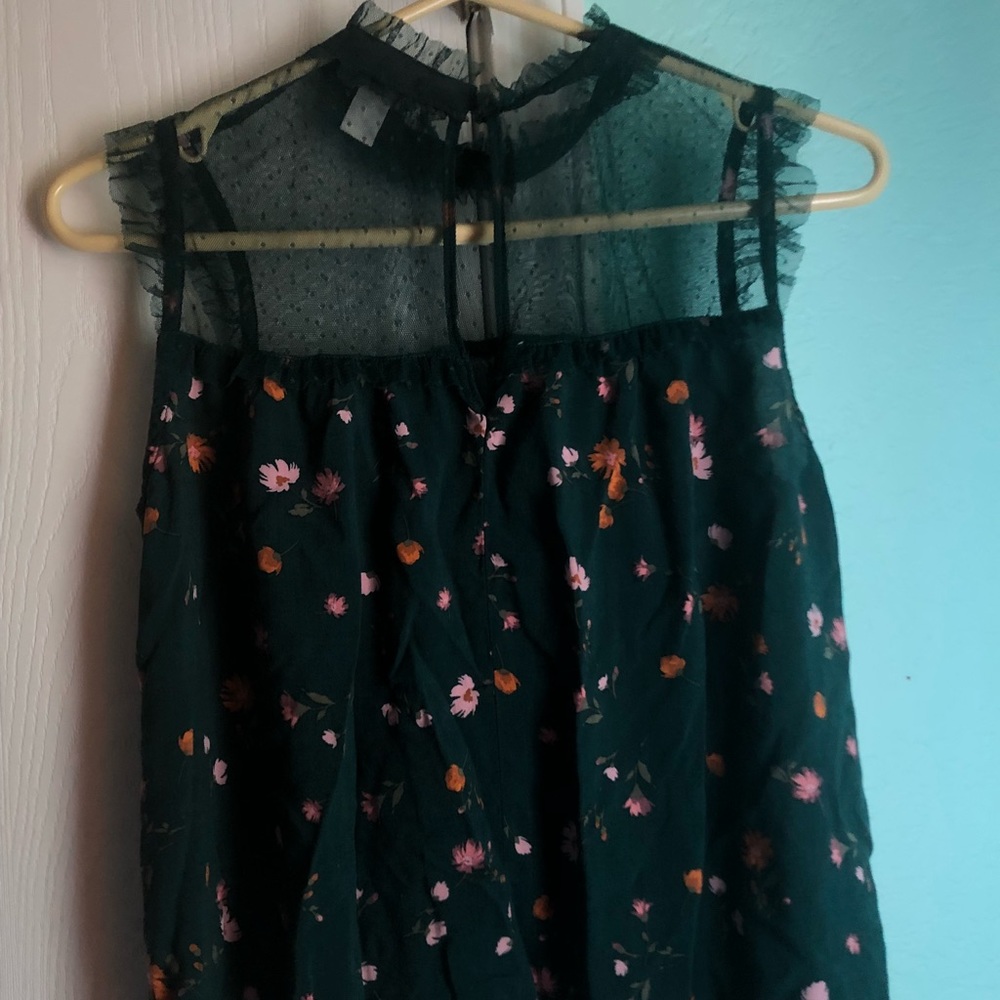Green Floral Arizona Blouse